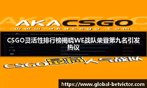 CSGO灵活性排行榜揭晓WE战队荣登第九名引发热议